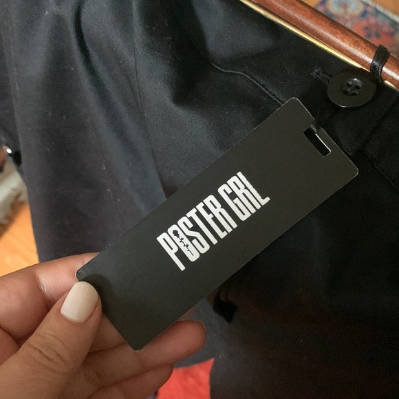 NWT Black cotton/stretch pants, 2XL. - Picture 2 of 8